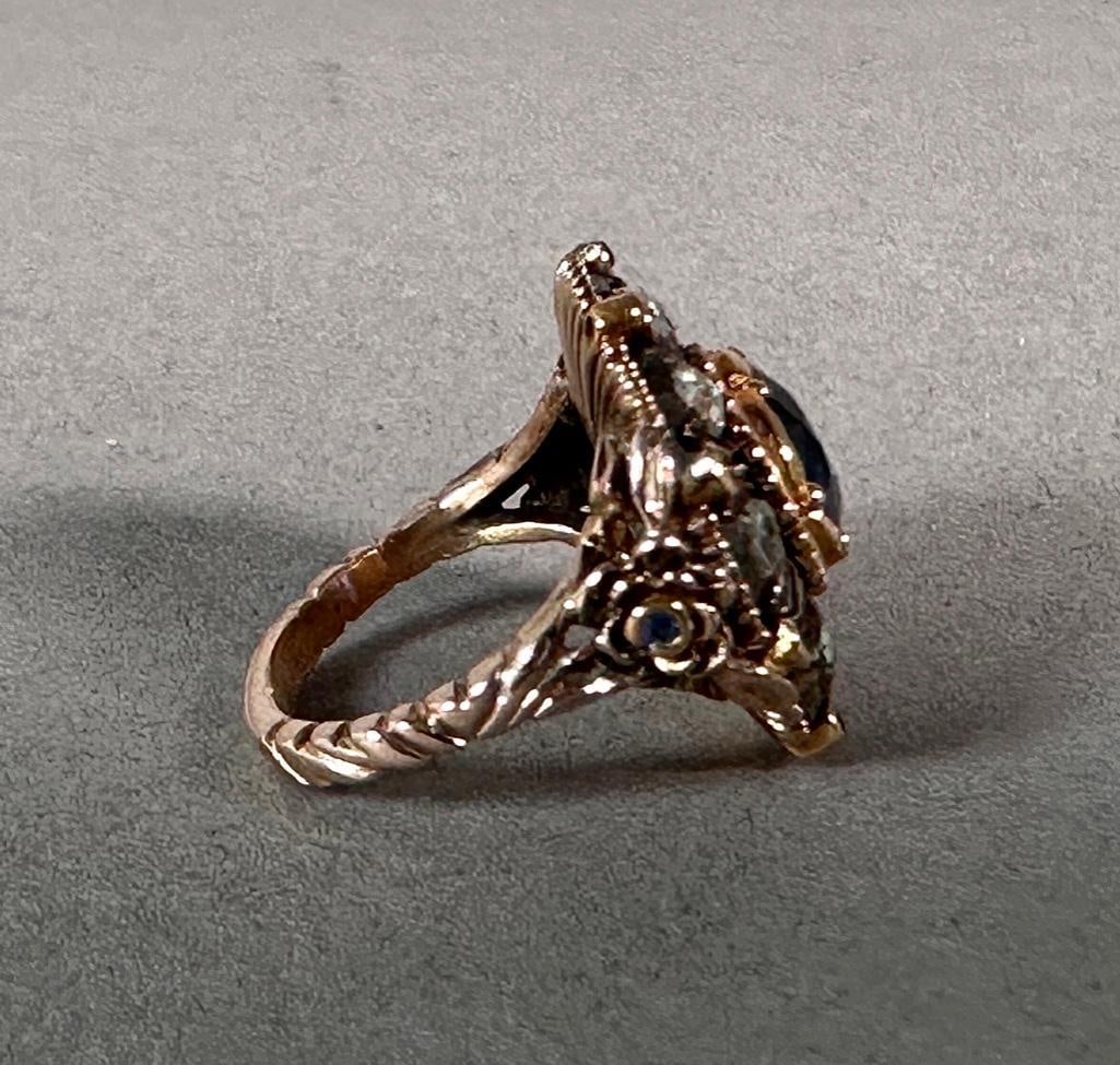 Blue Sapphire Ring - 2