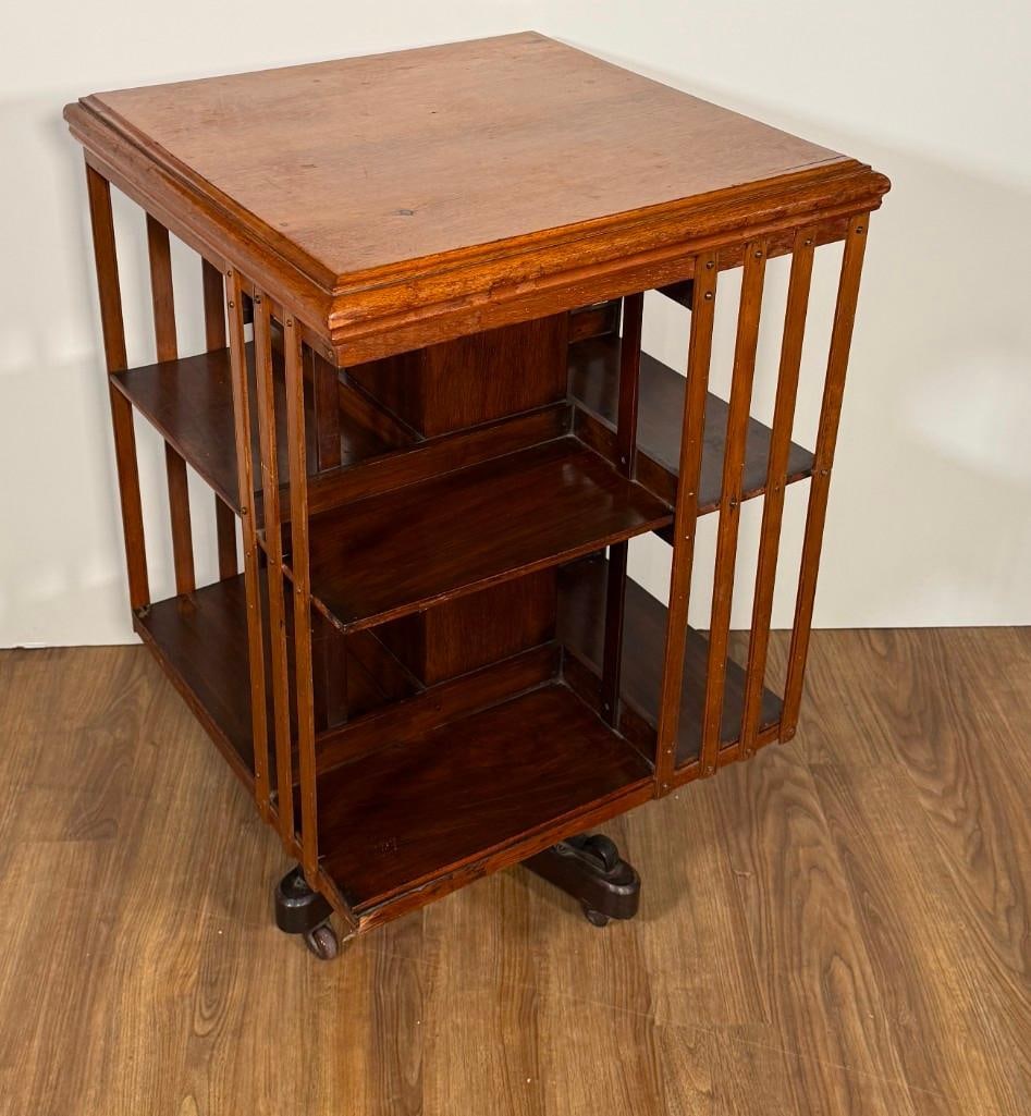 Edwardian Rotating Bookcase - 2