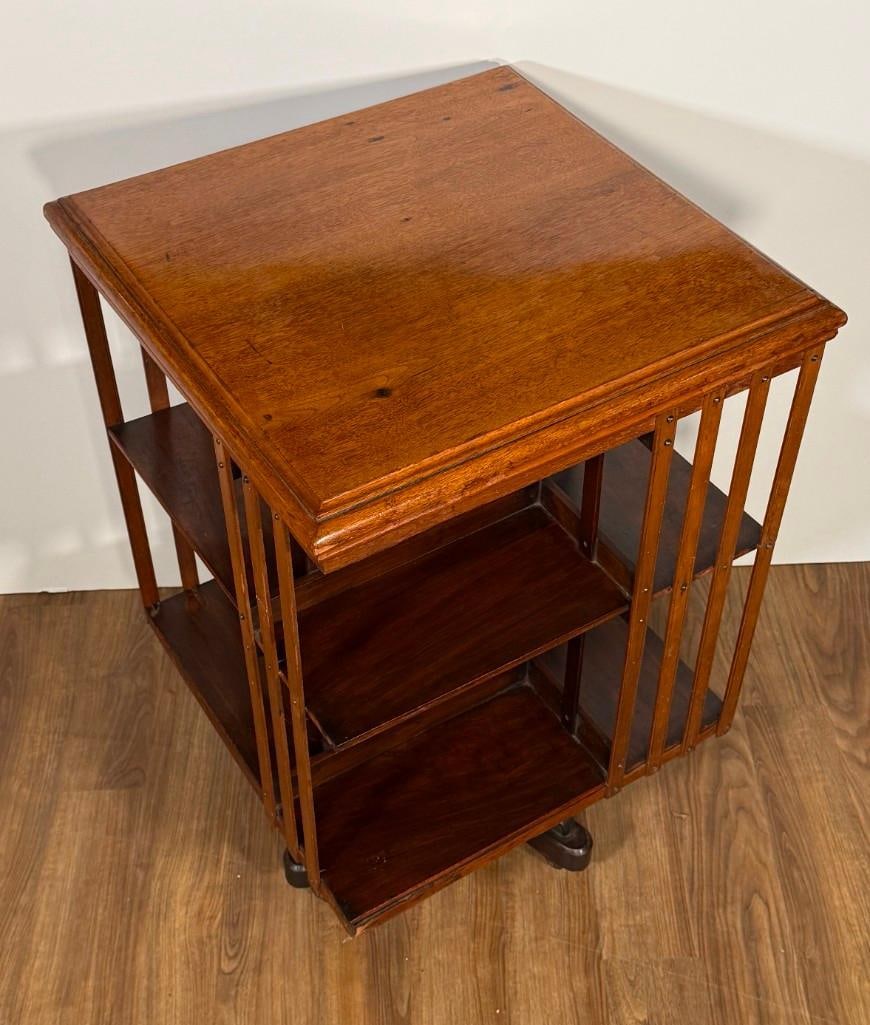 Edwardian Rotating Bookcase - 3