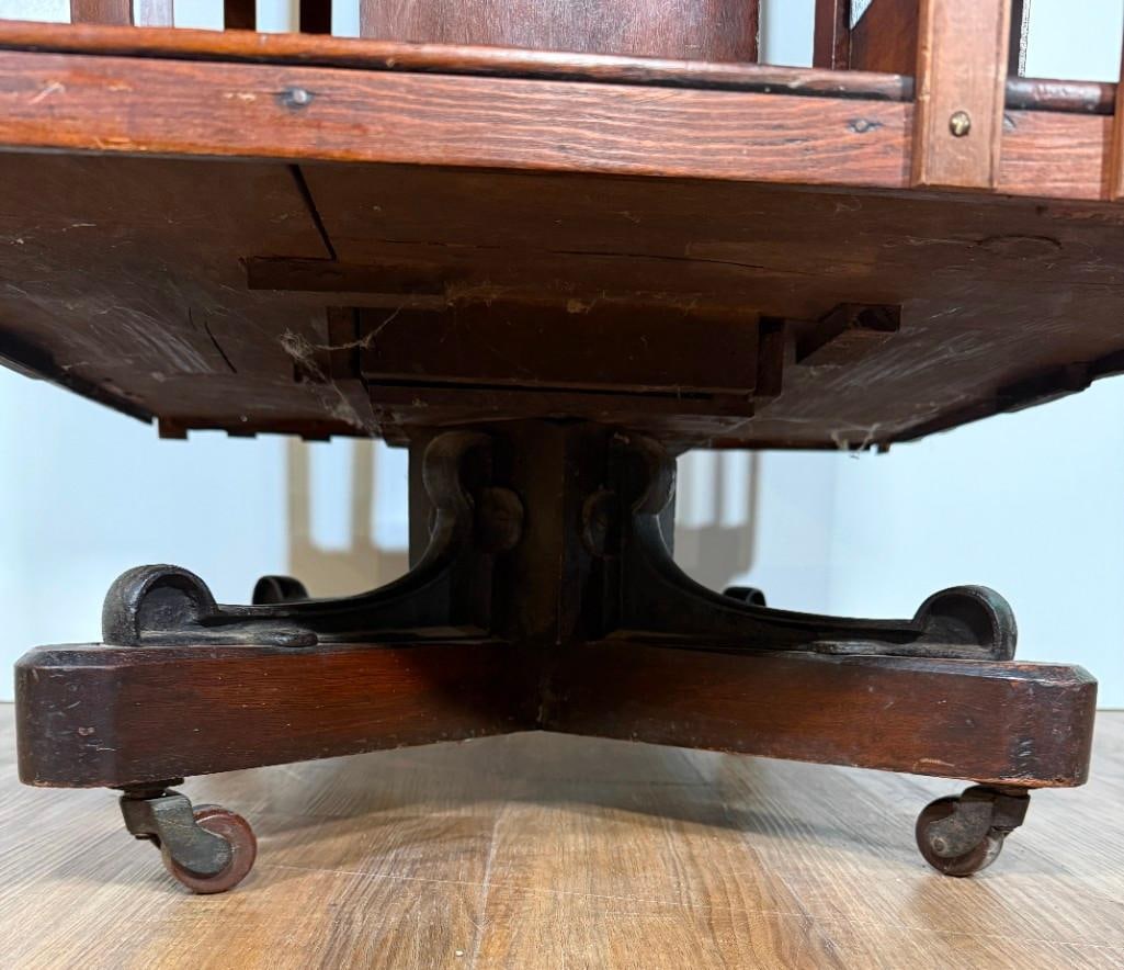Edwardian Rotating Bookcase - 5