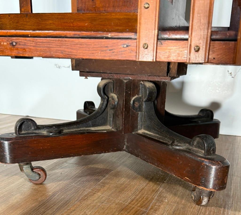 Edwardian Rotating Bookcase - 6