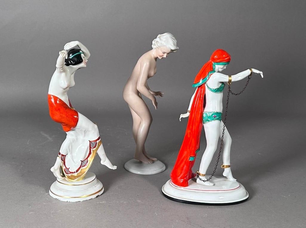 Three Porcelain Figures - 2