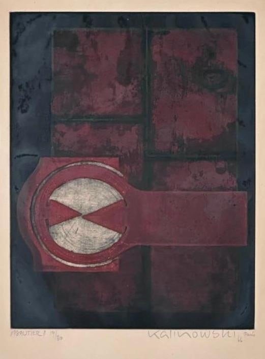 Horst Egon Kalinowski Etching "Psautier" (1 of 11)