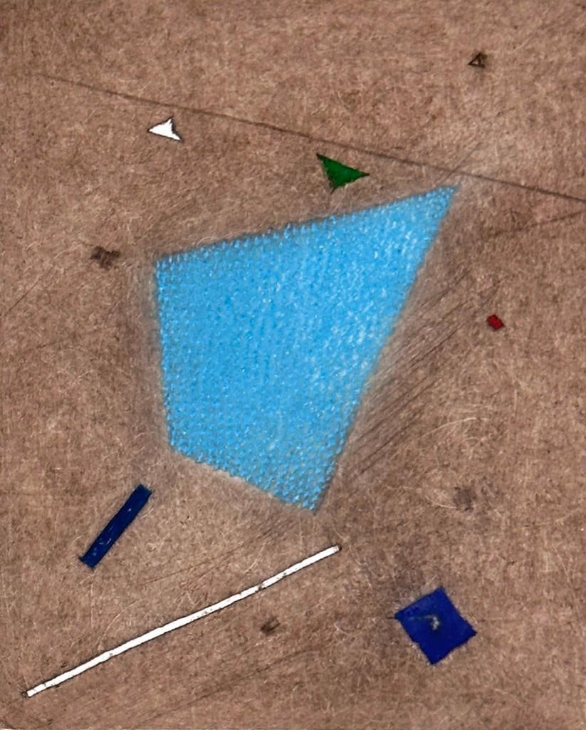 Arthur Luiz Piza Etching, Arrangement of Shapes (1 of 7)
