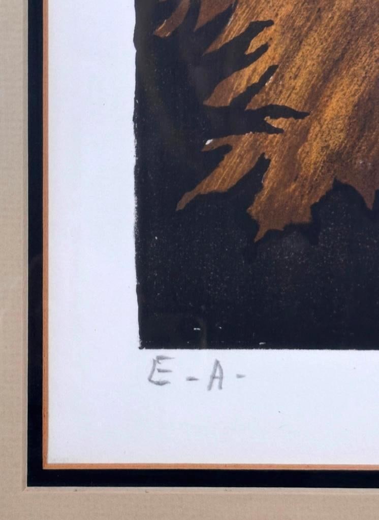 Andre Even Lithograph, "Orange Symphony" - 4