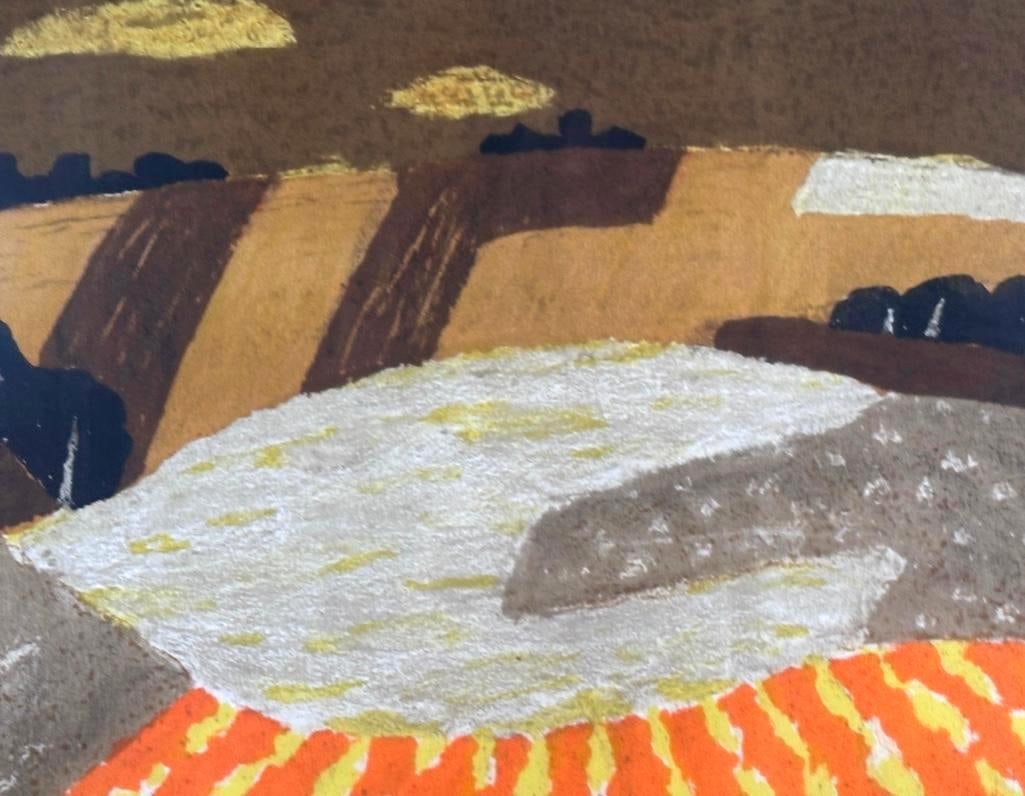 Andre Even Lithograph, "Orange Symphony" - 5