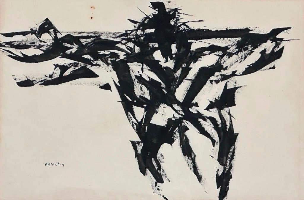 M. Harley Drawing, Crucifix (1 of 11)
