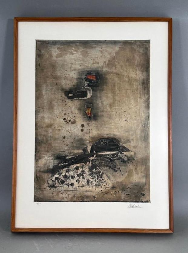 Johnny Friedlander Etching, Abstraction - 2