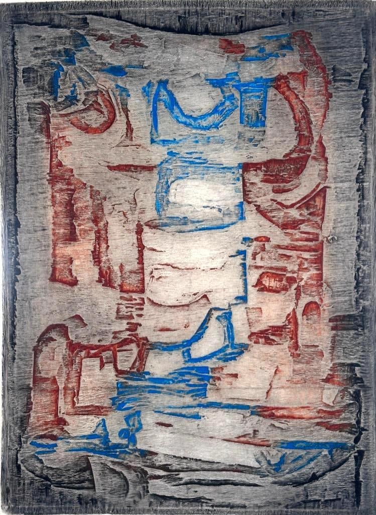 Marcel Fiorini Etching, Abstraction (1 of 8)