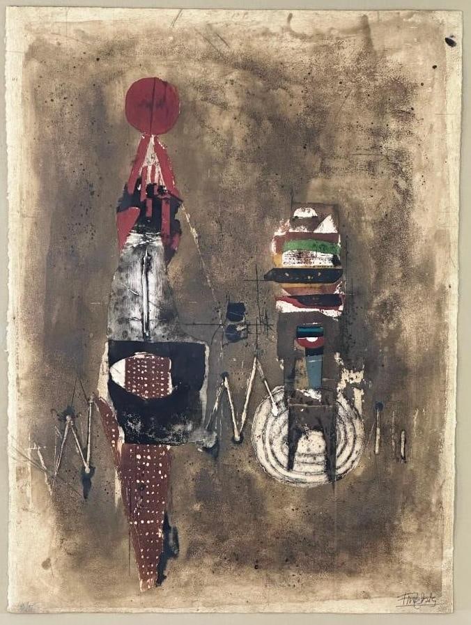 Johnny Friedlander Etching, "Accord de Tierce" (1 of 8)