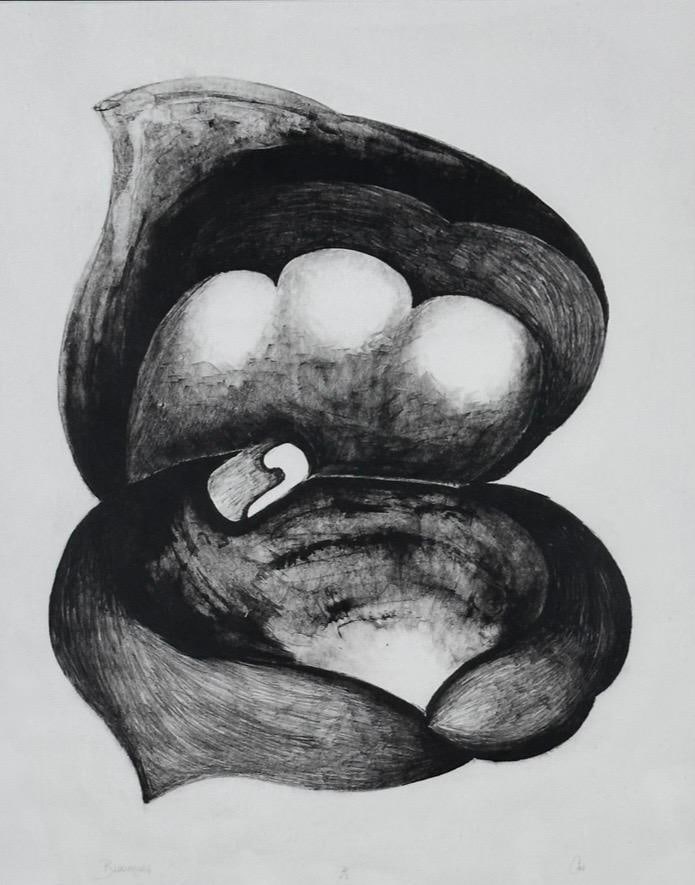 Cali (?) 20thc. Lithograph, "Blooming" (1 of 8)