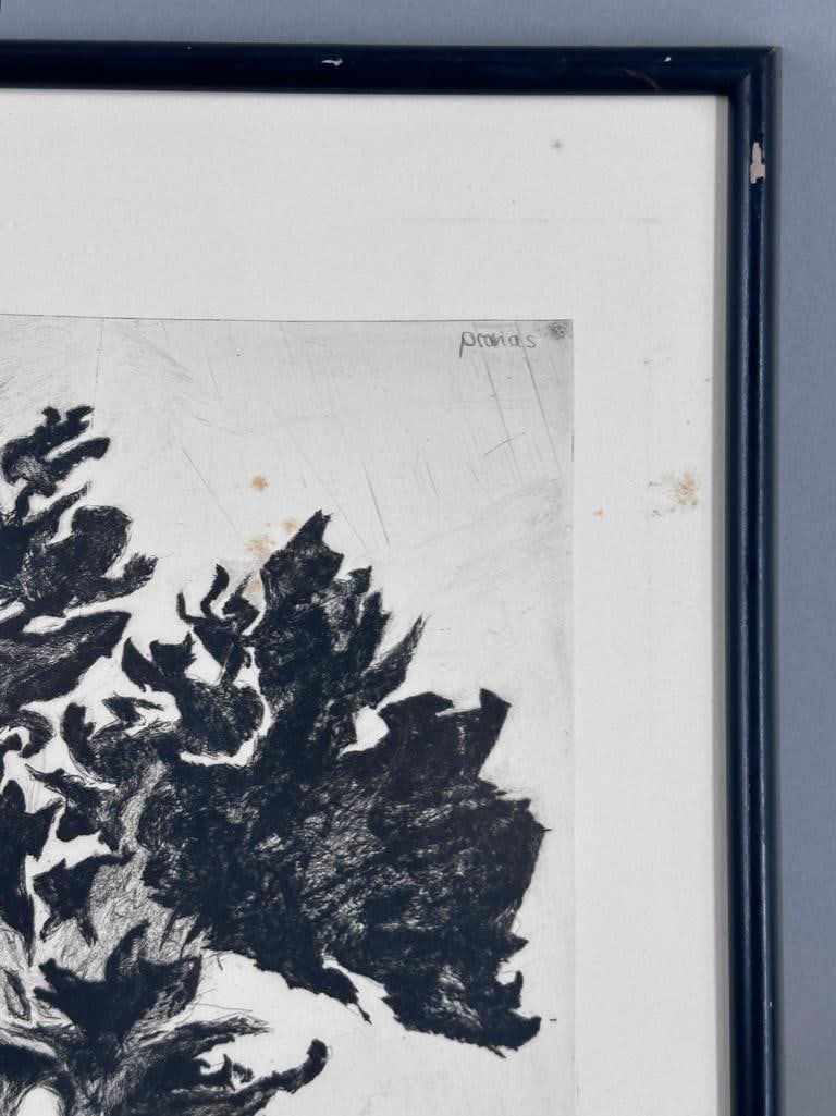 Pranas Gailius Etching, "Expression VI" - 5