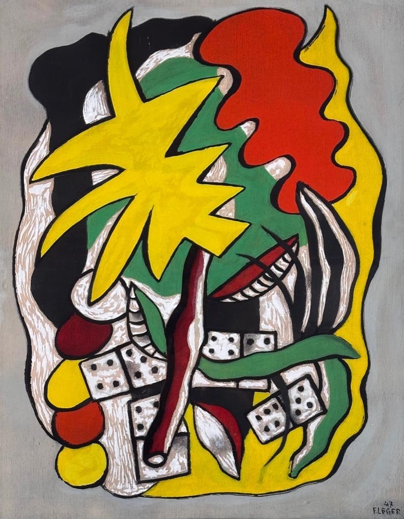 After Fernand Leger, "Composition aux Dominoes" (1 of 6)