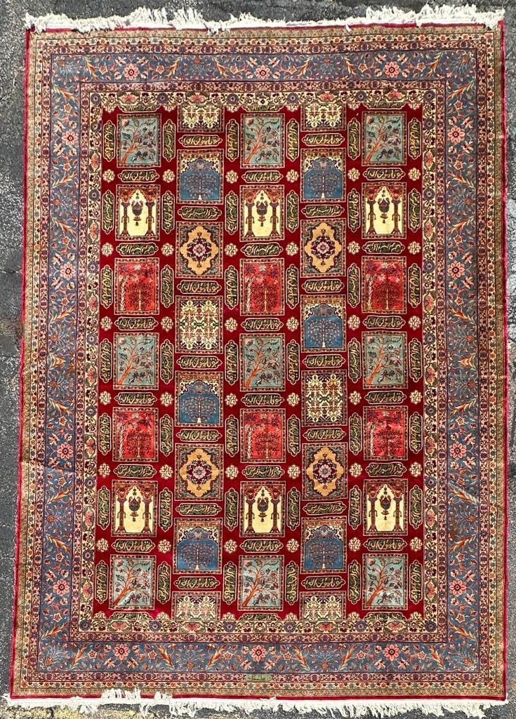 Signed Habibian Persian Tabriz Carpet 15'5" x 11'6" (1 of 16)