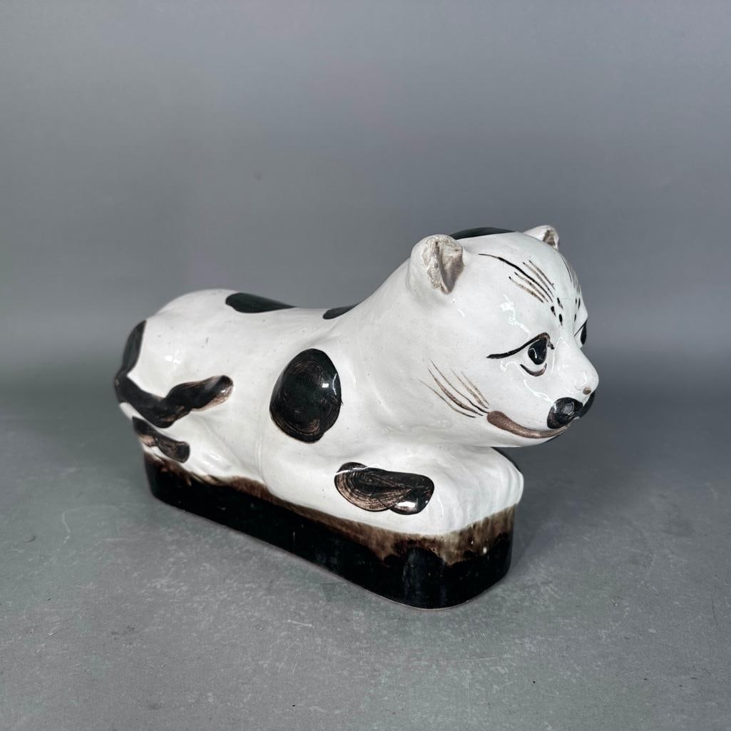 Cizhou Style Pottery Cat Pillow (1 of 7)
