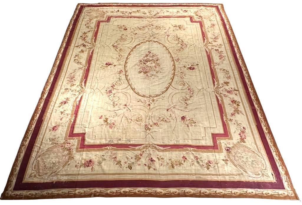 Savonnerie Carpet, French, Late 18th/Early 19th Century, 17'10" x 14'10" (1 of 19)