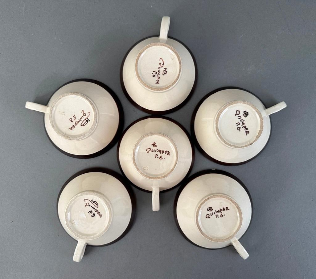 Quimper Faience Assorted Service - 7