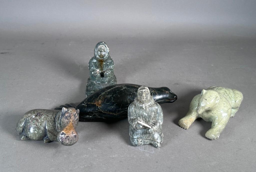 David Issigaitok Hardstone Carving and Three Others (1 of 20)