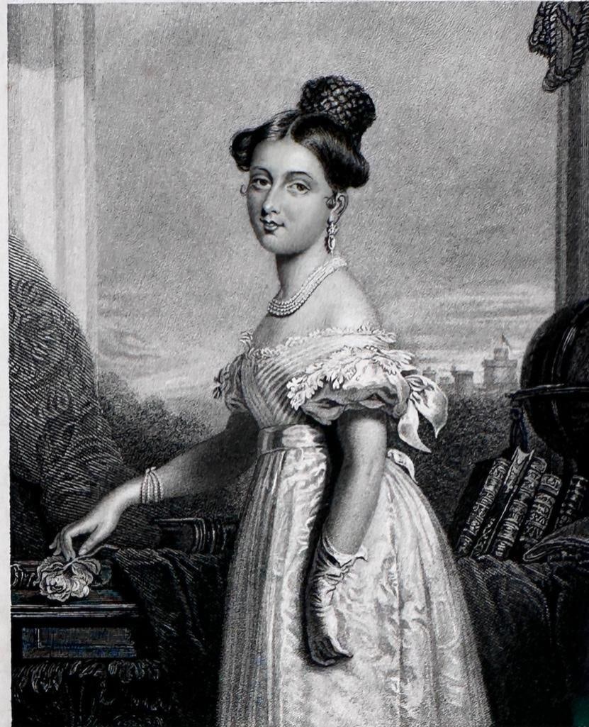 Engraving After George Hayter, "Victoria R. at The Age of 18" (1 of 6)