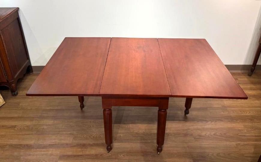 Antique Cherry Drop-leaf Table (1 of 6)