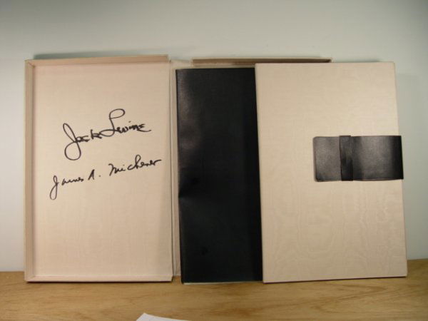 Facing East Jack Levine - James A. Michener Portfol: Facing East Portfolio By Jack Levine - James A. Michener.Portfolio #1355/2500. Picture size 12-1/2" x 19".