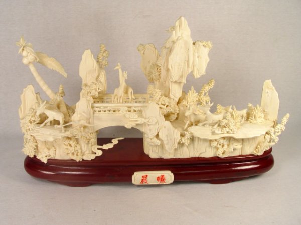 Large Bone Carving.