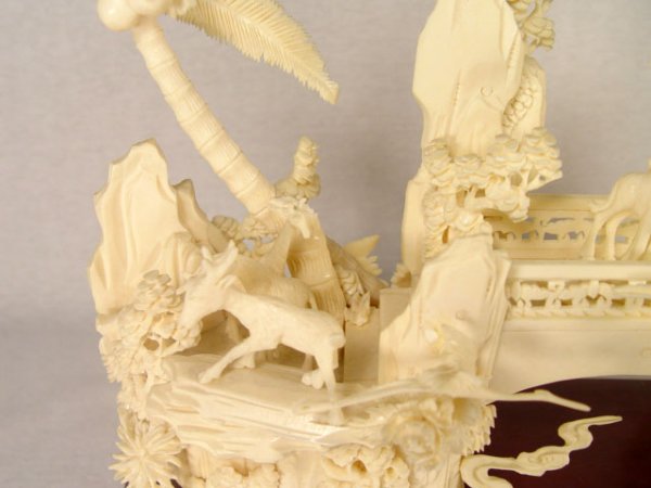 Large Bone Carving. - 2