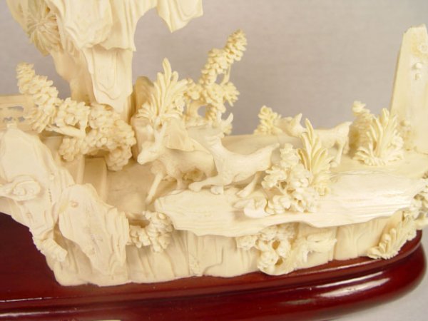 Large Bone Carving. - 3