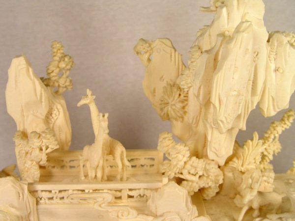 Large Bone Carving. - 4