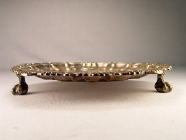 Fancy Victorian Footed Silverplate Dish.C1880s. - 2