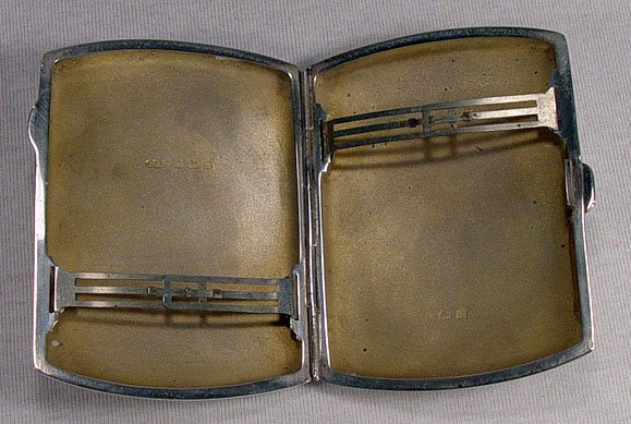 Stunning Antique Silver Cigarette Case 1849. - 4