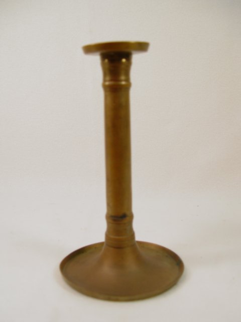 Antique Brass Candlestick. Early 1800s. 