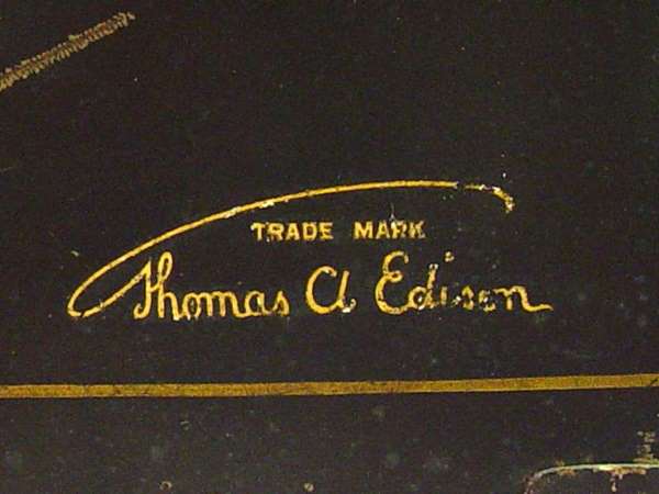 Thomas Edison Ediphone on Original Stand. - 4