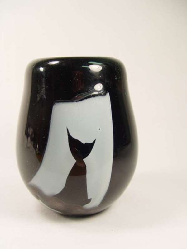 Margurite Koch Signed Art Glass Vase.[1981]. 