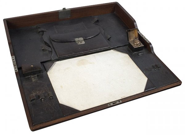 Military Campaign Desk. late 1800s. - 4
