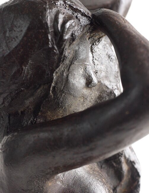 Art Deco Cast Iron Nude Statue - 2