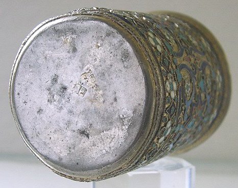 Russian Silver-gilt and Enamel Cup by I. Rubsov - 6