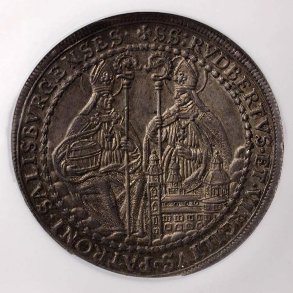 Austria, Salzburg, 1694 1/2 Thaler. MS63 (NGC). - 2
