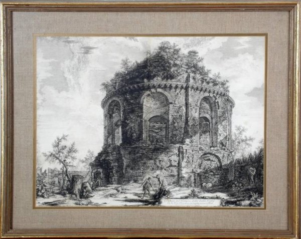 Original Piranesi (1720-1778) Etching.: Original Piranesi (1720-1778) Etching.