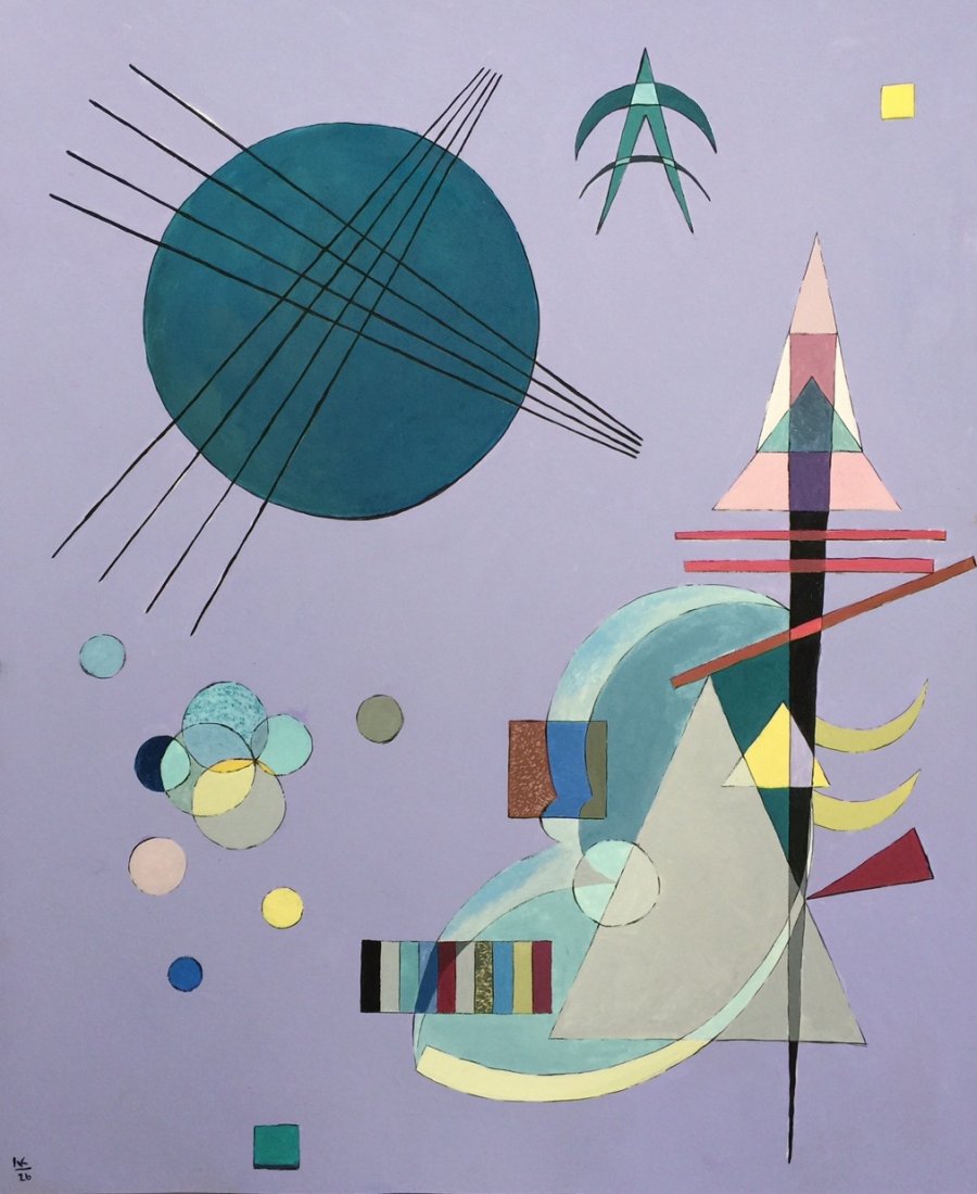 Wassily Kandinsky gouache, tempera on paper (1 of 5)