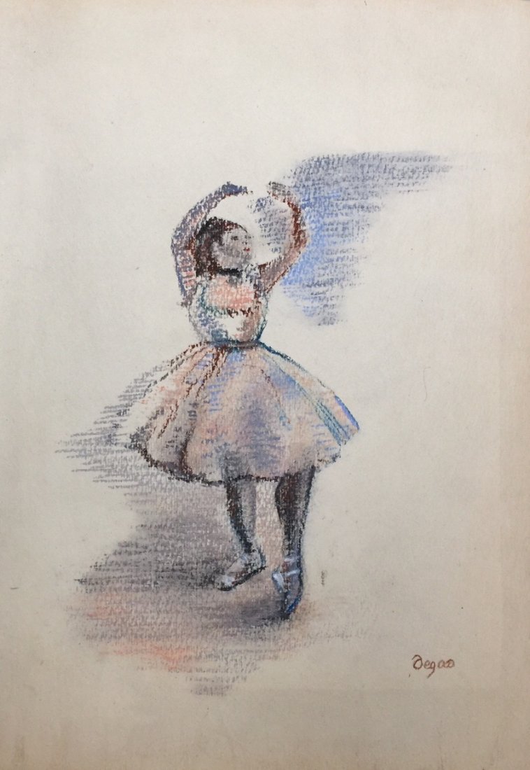 Edgar Degas pastel on paper (1 of 5)