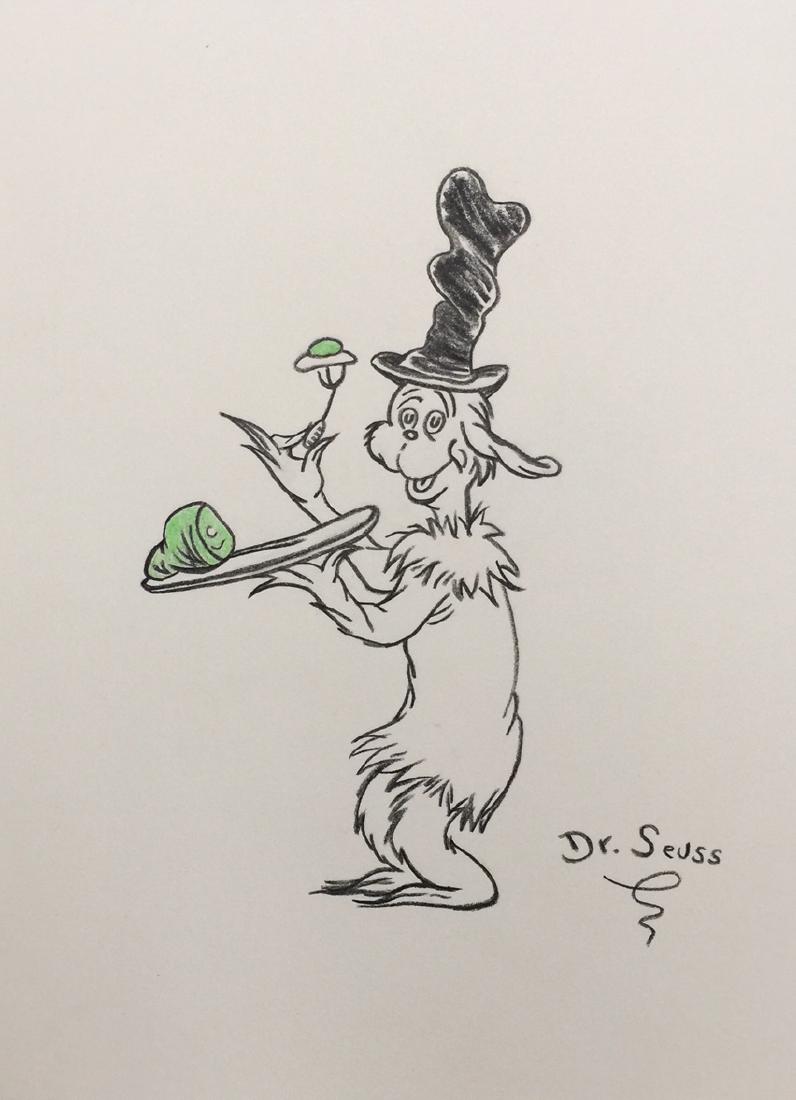 Crayon on paper Dr. Seuss (1 of 5)