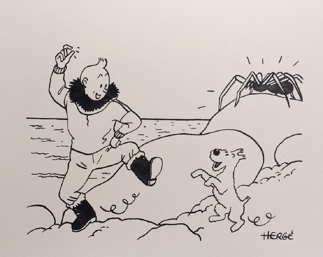Ink drawing Herge style (1 of 3)