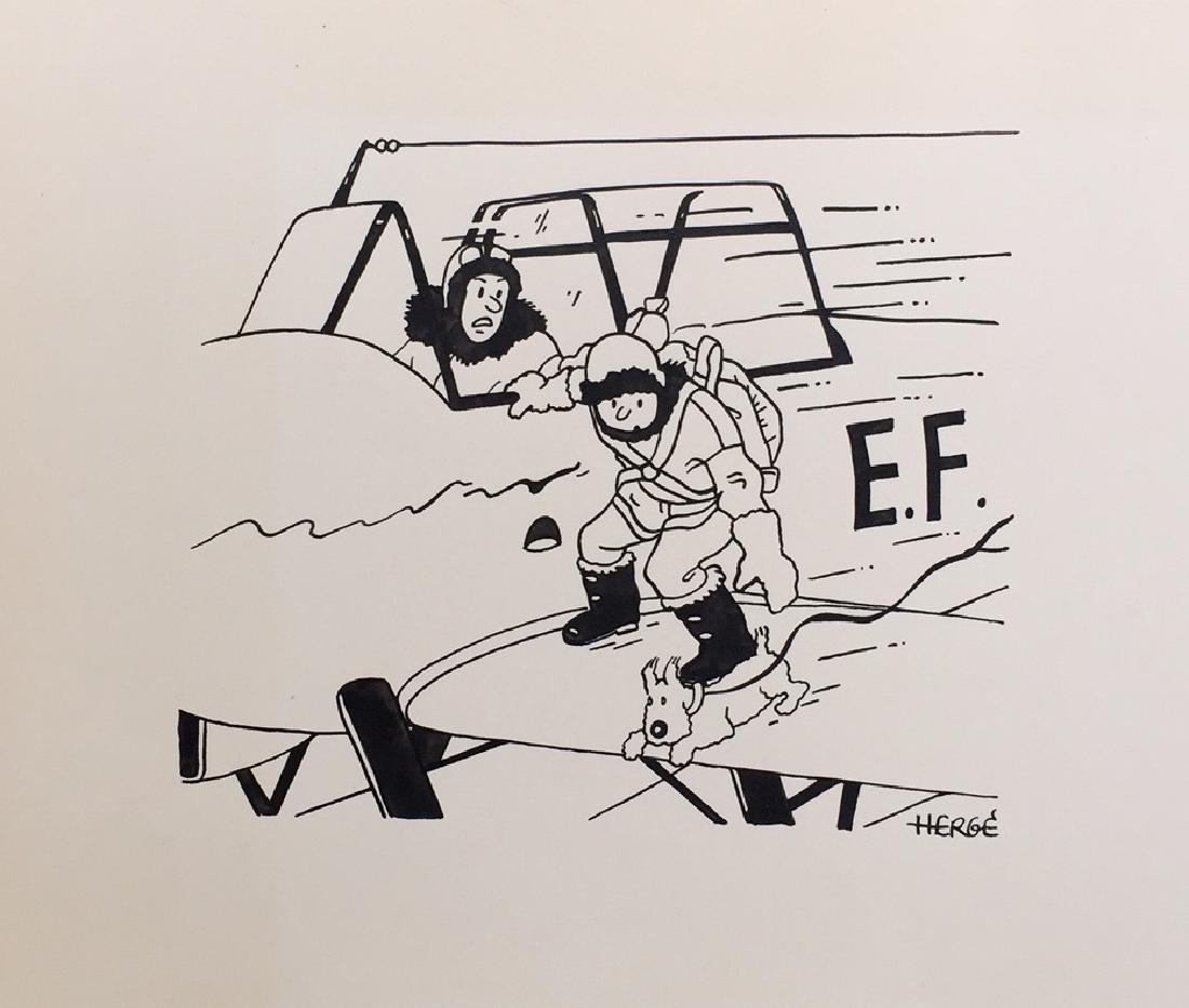 Ink drawing Herge style (1 of 6)