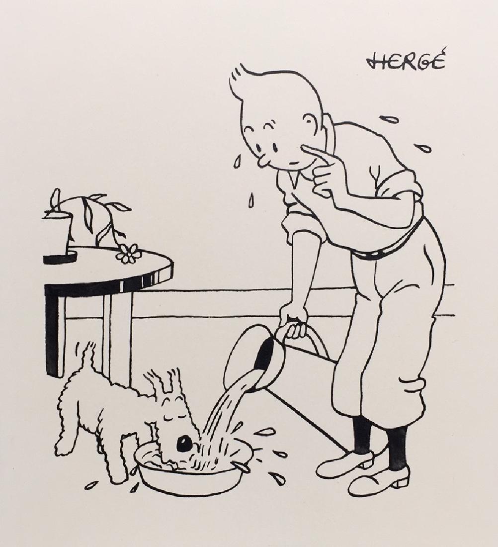 Ink drawing Herge style (1 of 3)