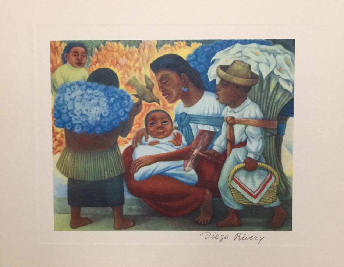Diego Rivera offset print lithograph (1 of 6)