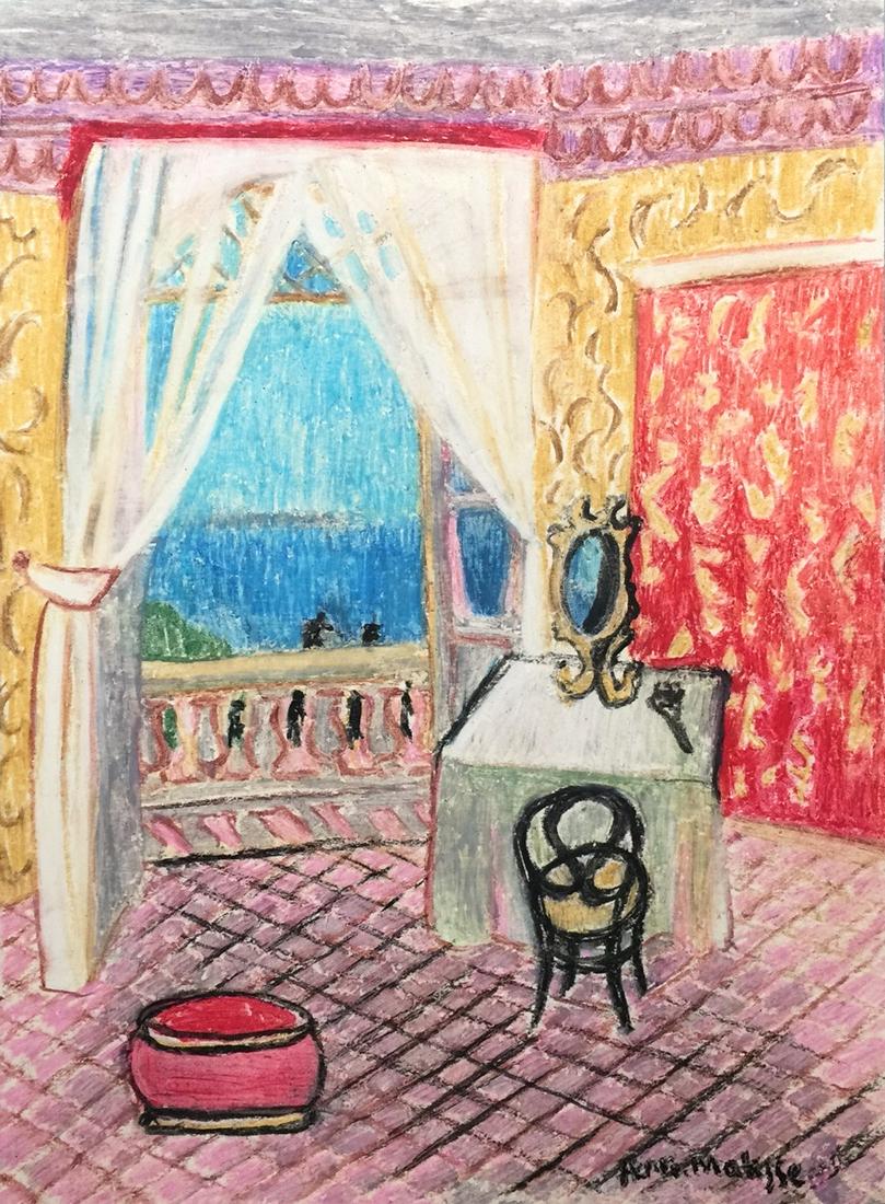 Henri Matisse wax crayon on paper style (1 of 5)