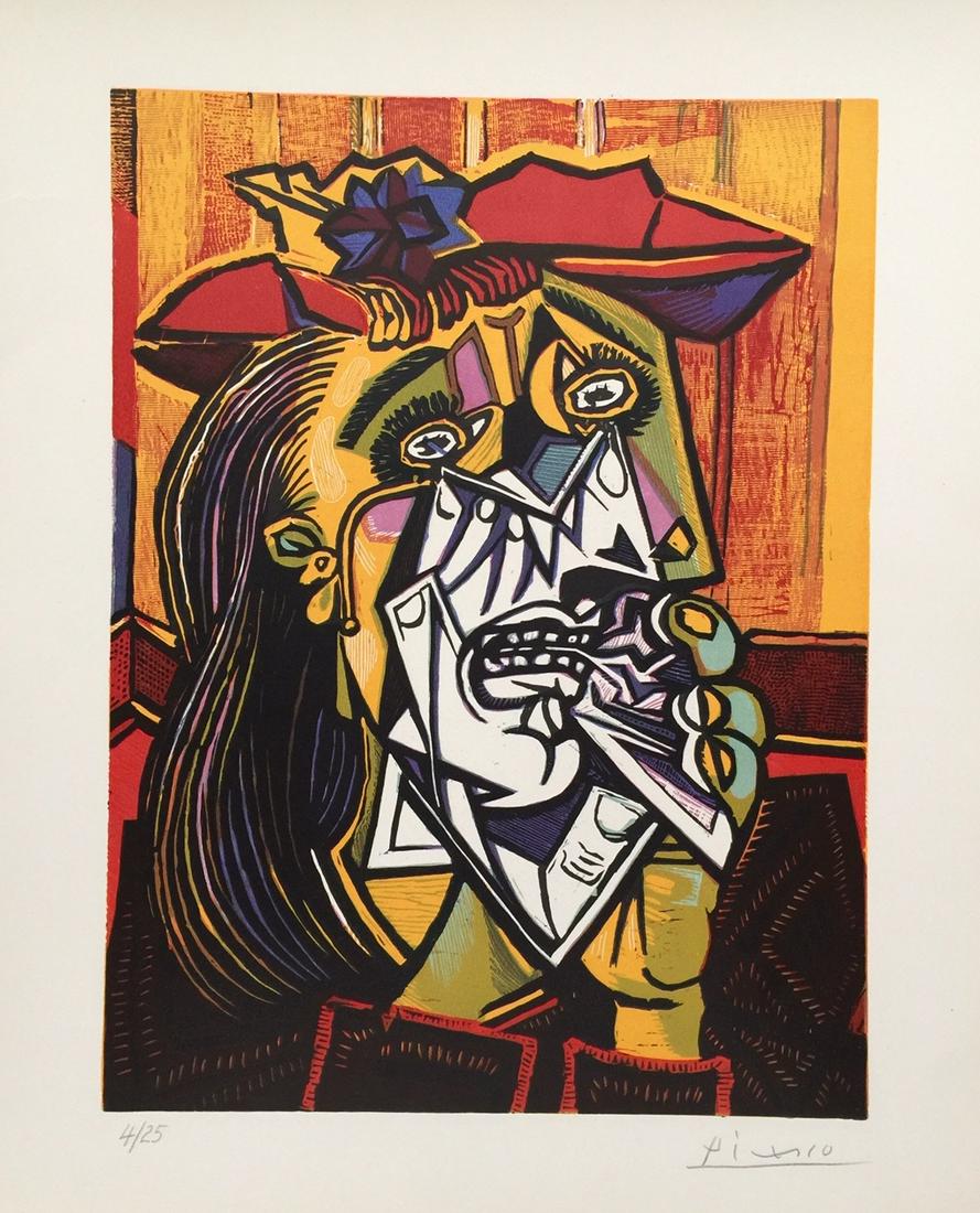 Pablo Picasso lithograph linocut cubism art (1 of 9)