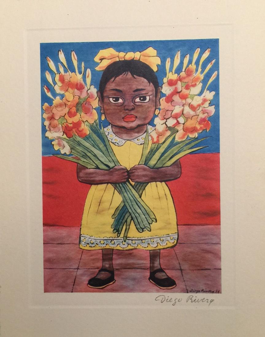 Diego Rivera offset print lithograph (1 of 5)