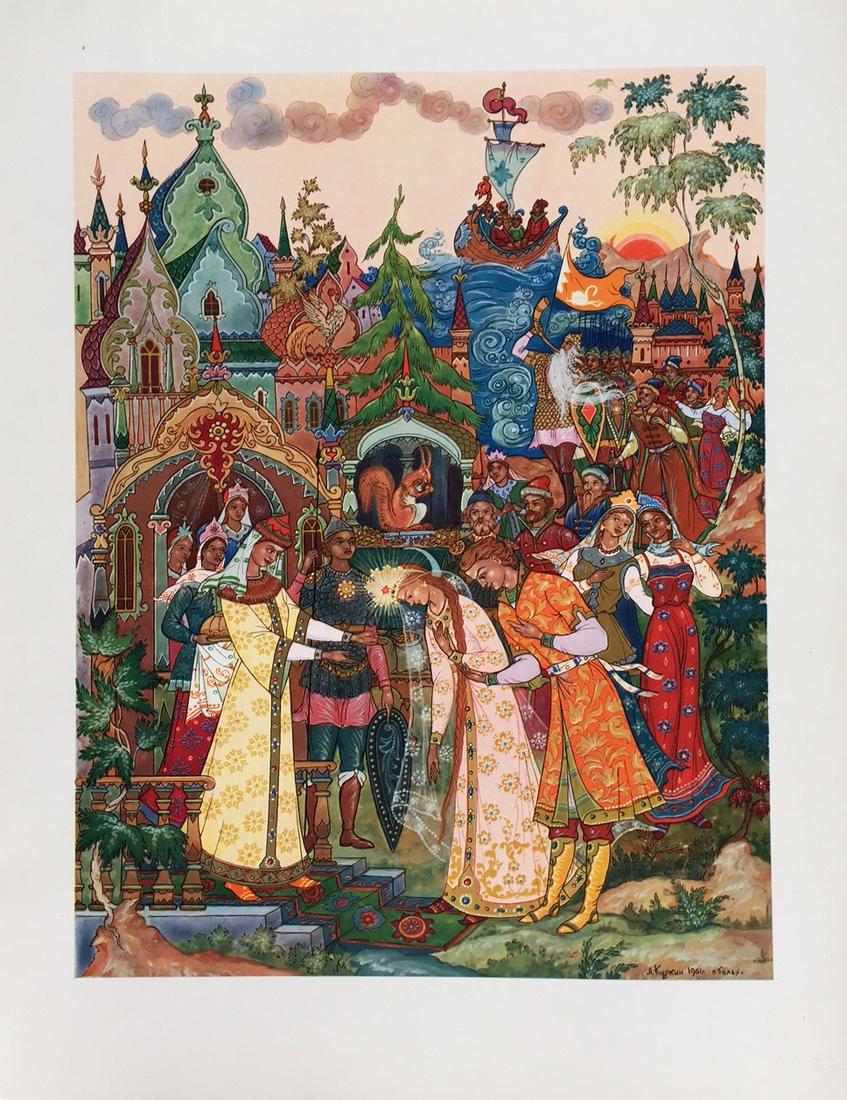 Russian fairy tale and postcards, Palekh (1 of 19)